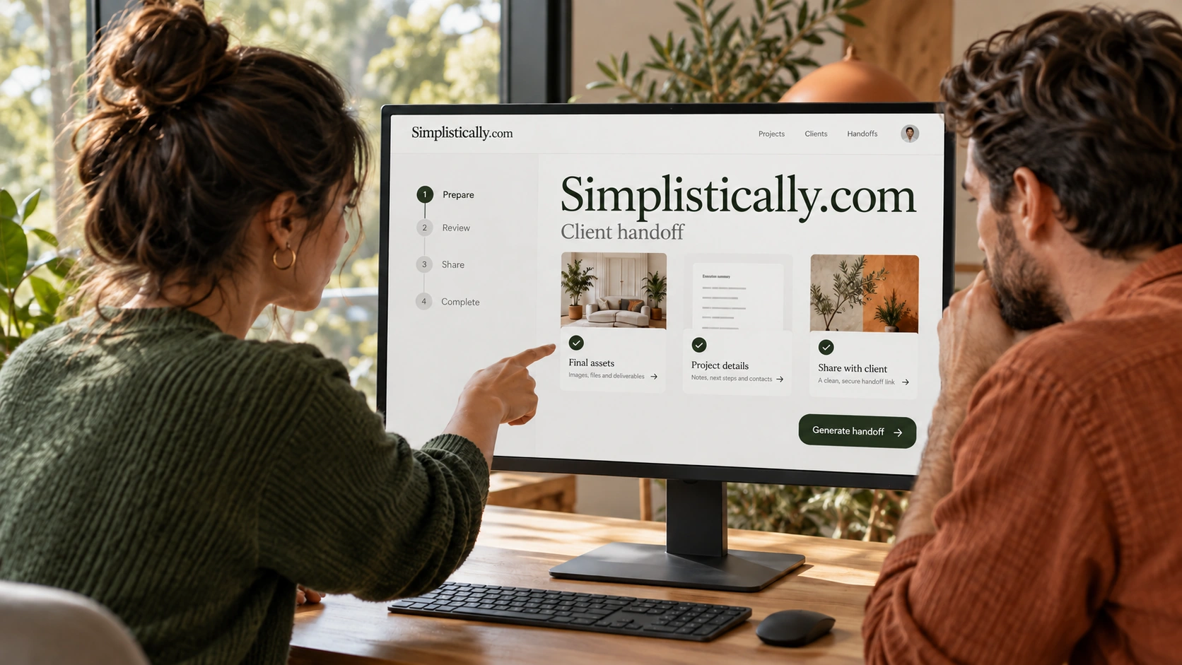 A team considering a simpler product experience